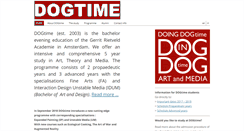Desktop Screenshot of dogtime.org