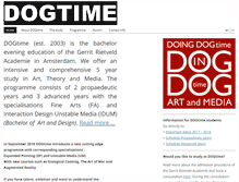 Tablet Screenshot of dogtime.org