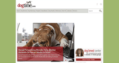 Desktop Screenshot of dogtime.com